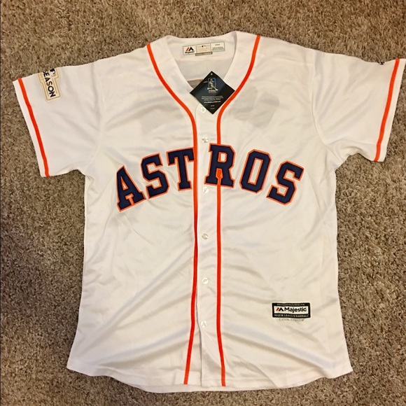 Men’s Astros Correa Cool Base Jersey M, XXL - Picture 2 of 2